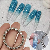 Кругле намисто магніт для гель лаку "котяче око"