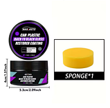 Віск для ремонту шкіри та пластику. Догляд за шкірою, пластиком і гумою "Max Auto". Набір 2 в 1. Воск + губка, фото 5