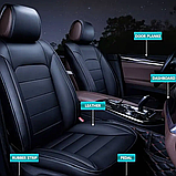 Віск для ремонту шкіри та пластику. Догляд за шкірою, пластиком і гумою "Max Auto". Набір 2 в 1. Воск + губка, фото 9