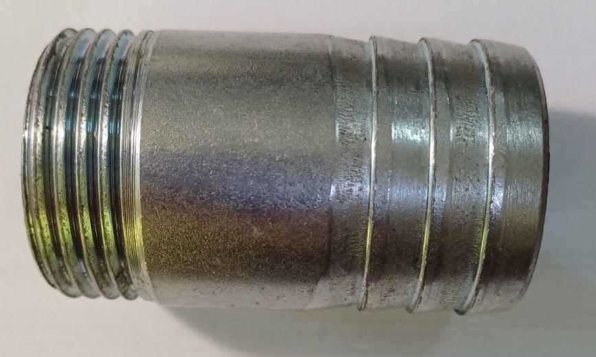 Штуцер-різьба сталь ду 50 зовн. L-65 mm оцинкований, фото 1