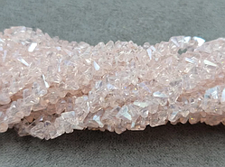 Кришталь трикутник 4*2,7мм рожевий АВ (+-135шт)