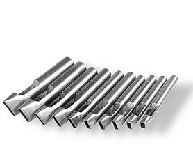 Пробійник для шкіри загартований прямокутний від 6*4мм до 20*6мм