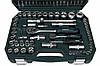 Набір інструментів GUT MECHANIC 108 шт — торцеві головки, біти, тріскачки, у кейсі GM01108, фото 5