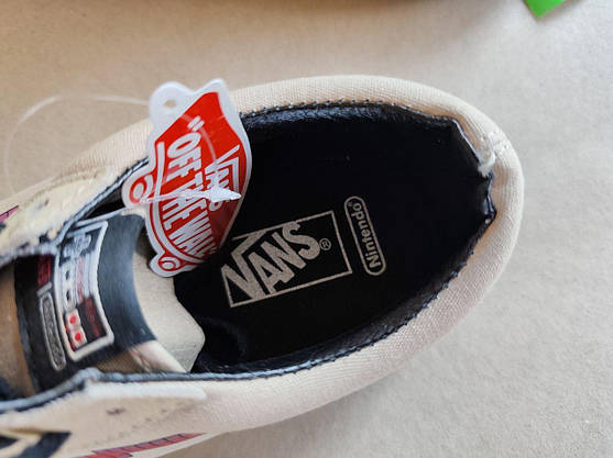 СКИДКА 41р Vans Old Skool x Nintendo Game Over Light Brown кеди жіночі кросівки, що містяться на темній підошві, фото 5