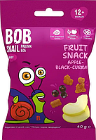 Натуральні снеки для дітей Bob Snail Яблуко та чорна смородина 40 г