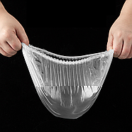 Одноразові пакети на гумці для зберігання продуктів Упаковка 100 шт., фото 9