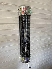 LED Барберпол для барбершопу з динамічним підсвічуванням | Барбер лайт 96×20×16 см, фото 4