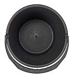 Відро господарське 12 літрів чорне Ø 30.5 см h=27 см (ХАРПЛАСТМАС), фото 3