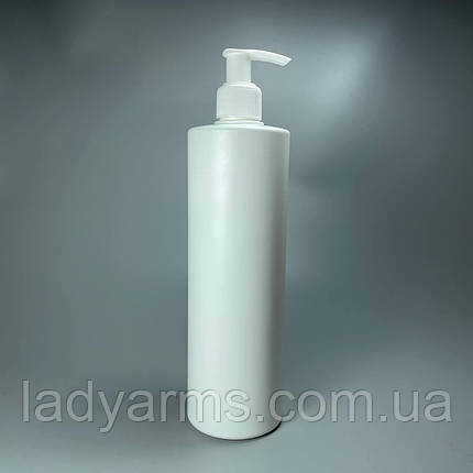 Бутилочка біла з дозатором 500 мл, фото 1
