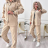 Костюм вельветовий сорочка та штани в кольорах 9592, фото 5