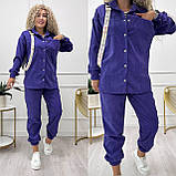 Костюм вельветовий сорочка та штани в кольорах 9592, фото 4