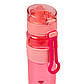 Пляшка для води Yes Fusion 750 мл, рожева, фото 5