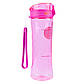 Пляшка для води YES рожева, 680мл, фото 5