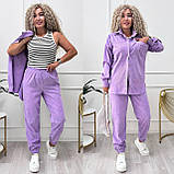 Костюм вельветовий сорочка та штани в кольорах 9592, фото 6