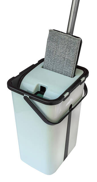 Набор для уборки Макси 12 литров (ведро+швабра) белый ZP-300