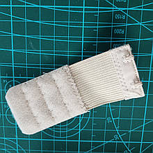 Подовжувач для бюстгальтера з резинкою на 2 гачки 9.5х3.8см бежевий