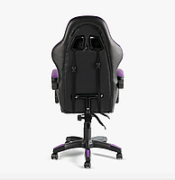 Ігрове комп'ютерне крісло еко шкіра Фіолетове, фото 5