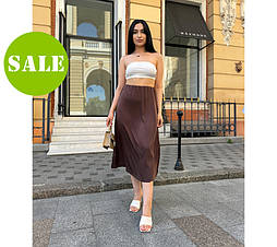 Жіноча шовкова спідниця "Silk" Батал