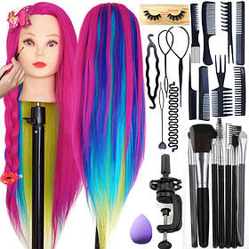 Лялька для зачісок та макіяжу для дітей з великим набором