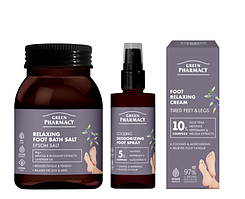 Набір по догляду за ногами Green Pharmacy для втомлених ніг