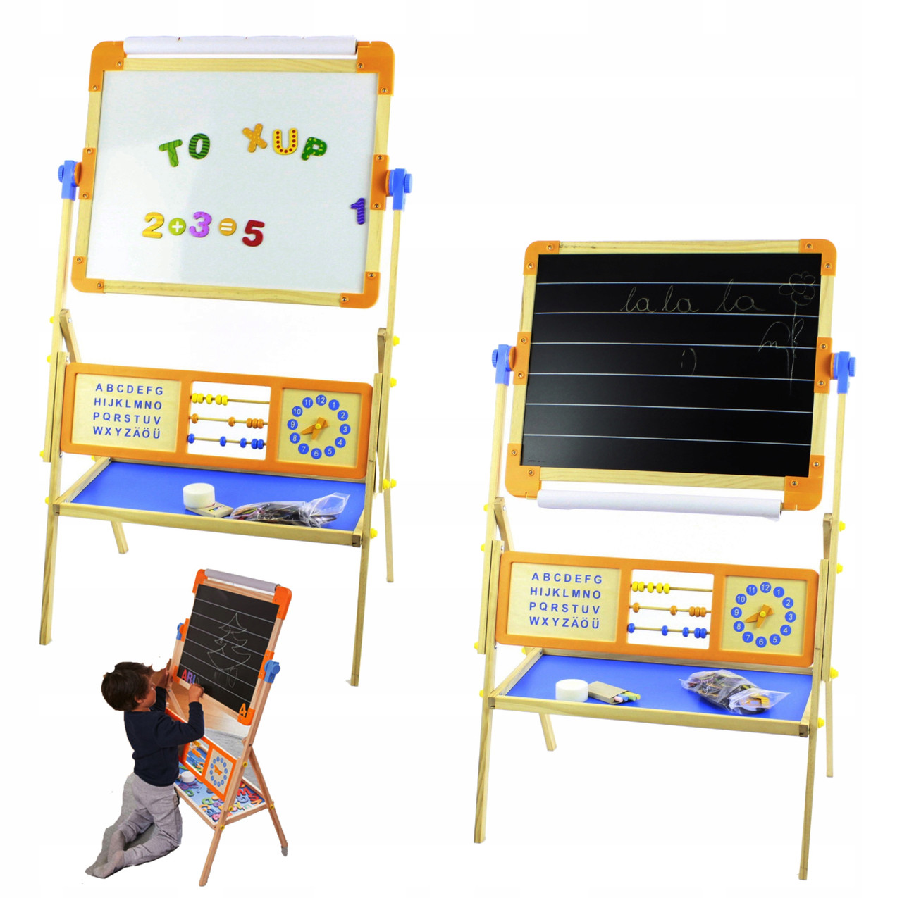 Двостороння дошка-стійка для розвитку дитини Playtive, фото 1