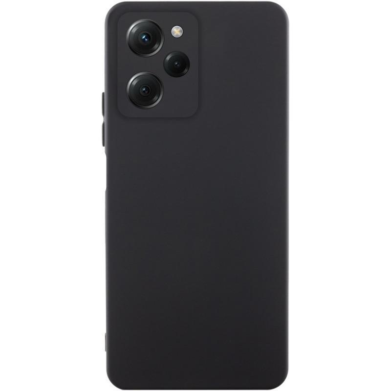 Чохол Silicone Cover Lakshmi Full Camera (AA) для Xiaomi Redmi Note 12 Pro 5G | Мікрофібра Чорний / Black, фото 1