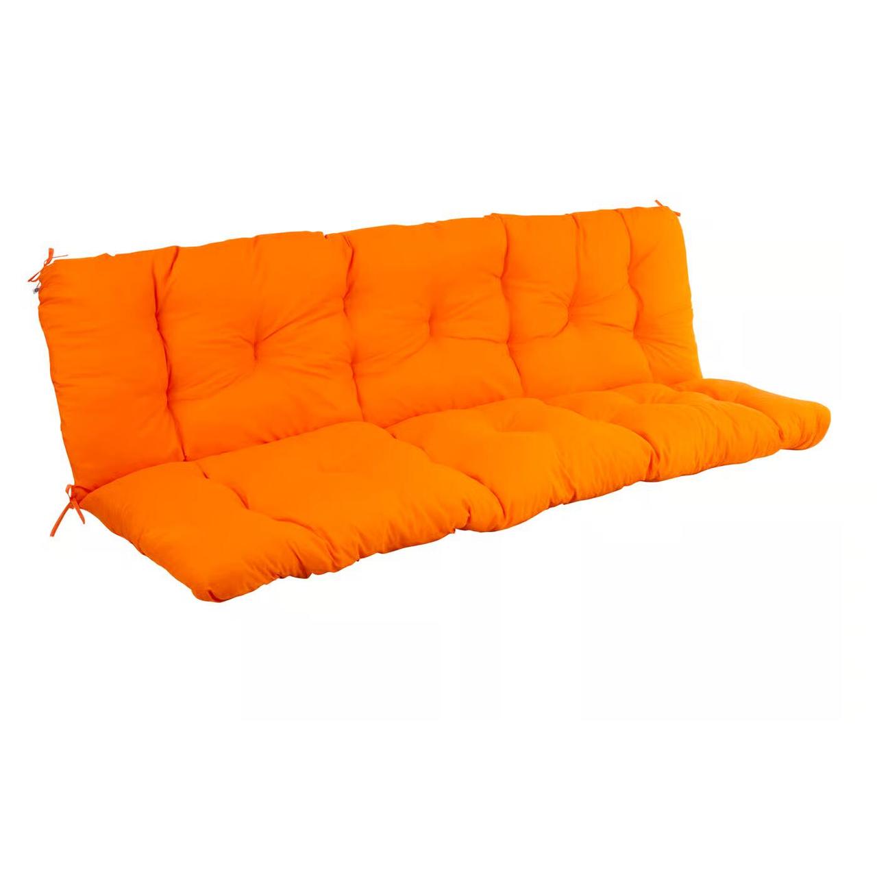Односекційна подушка завдовжки 180 см, оранжевий колір, фото 1