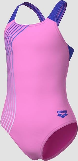 Купальник закритий для дівчат Arena SOUND TRACK SWIMSUIT SWIM PRO рожевий Діт 128 см