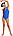 Купальник закритий для дівчат Arena TEAM SWIMSUIT SWIM PRO SOLID синій Діт 140 см, фото 3