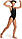 Купальник закритий для дівчат Arena TEAM SWIMSUIT SWIM TECH SOLID чорний Діт 152 см, фото 4