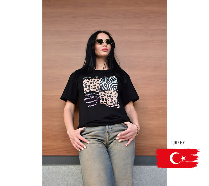 Жіноча футболка літня оверсайз "Nix" Батал, фото 1