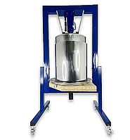 Прес для соку 50 літрів гідравлічний ручний з нержавіючим кошиком Соковижималка яблук, винограду, фруктів