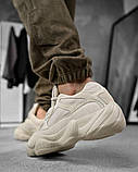 Кросівки чоловічі бежеві спортивні текстиль сітка, фото 2