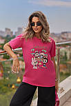 Жіноча стильна футболка Labubu "Monsters" Норма та батал, фото 3