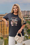 Жіноча стильна футболка Labubu "Monsters" Норма та батал, фото 4