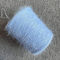 Пряжа спушена бебі альпака Sid Mіllеfіlі світлий блакитний, 100 грамів