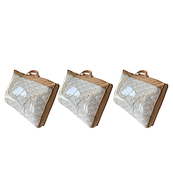 Набір сумок-органайзерів для речей ORGANIZE S 3 шт (бежевий)