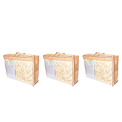 Набір сумок-органайзерів для речей ORGANIZE М 3 шт Бежевий