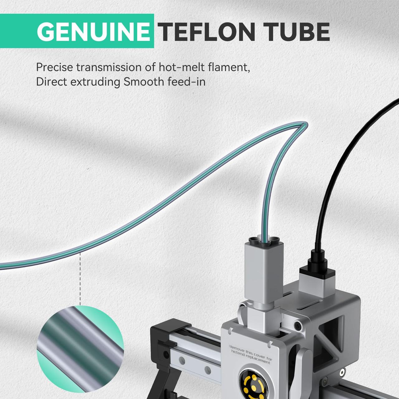 Тефлонова трубка KINGROON PTFE Gray