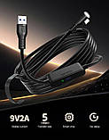 Кабель USB3.2 Gen1 для Oculus Quest 3 2 Pico 4 VR Link зарядка 9В 2А передача даних 5Гбіт/с USB A-C довжина 5м, фото 4