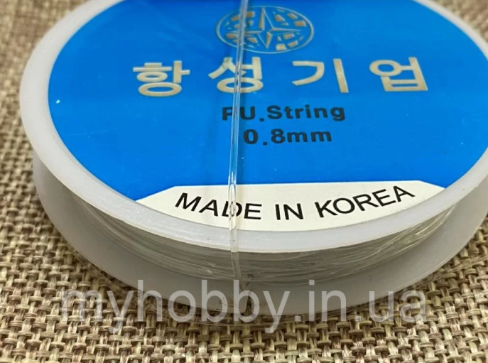 Резинка-силікон 0,8мм -10м, фото 1