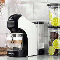 Кавоварка капсульна Ardesto YCM-CNDE 1400 Вт 0.8 л 20 бар Nespresso Nescafe Dolce Gusto мелена кава