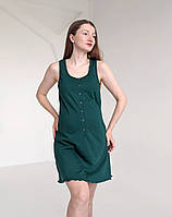 Сорочка для вагітних у родзал (смарагдовий), фото 3