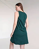 Сорочка для вагітних у родзал (смарагдовий), фото 5