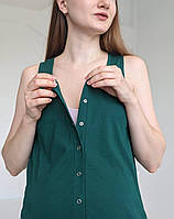 Сорочка для вагітних у родзал (смарагдовий), фото 6