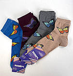 Жіночі шкарпетки класичні Метелик 23-25 р. (12 пар!) (Демісезонні) Варос, фото 3