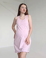 Сорочка для вагітних у родзал (пастельний рожевий), фото 4