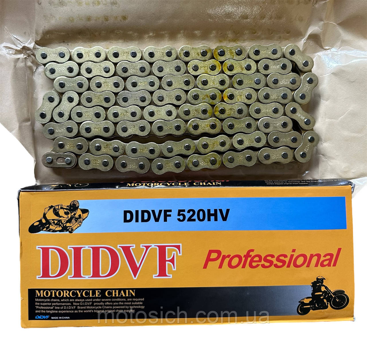 Ланцюг сальниковий 520-124 DID, фото 1