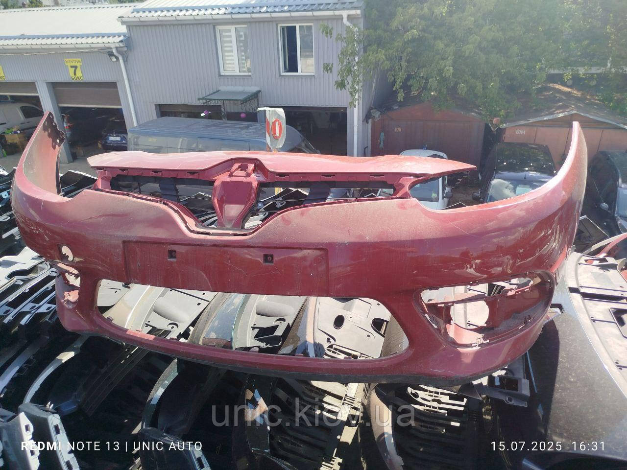 Бампер передній Рено Флюенс рестайл (Renault Fluense lift) б/в