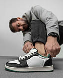Чоловічі кросівки dunk white/green, фото 7